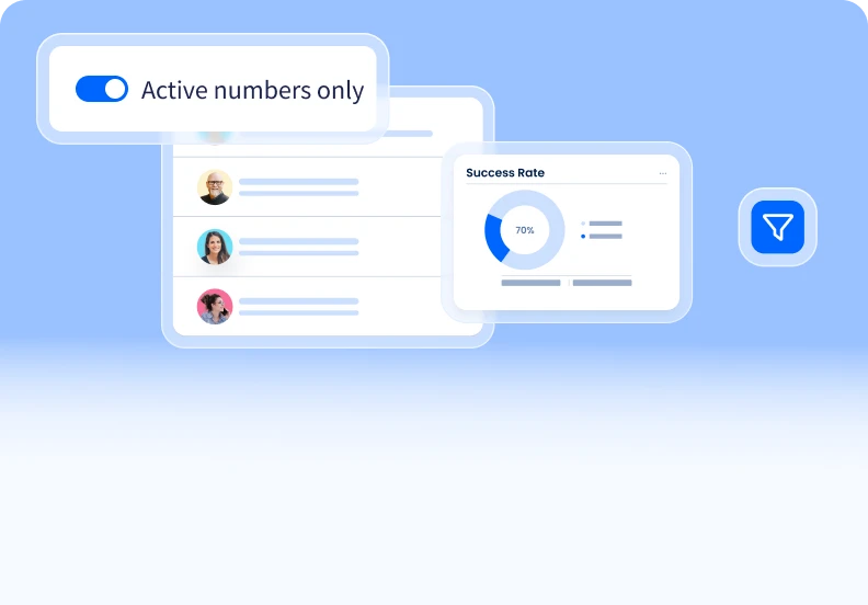 Active Number Filtering